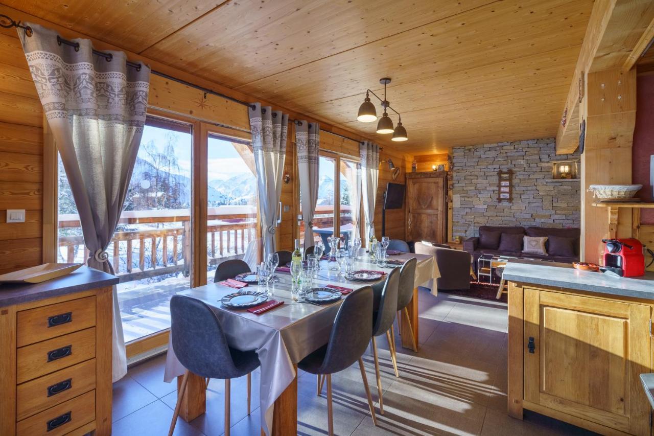 Вілла Les Balcons Du Golf Alpe d'Huez Екстер'єр фото