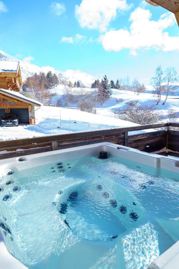 Вілла Les Balcons Du Golf Alpe d'Huez Екстер'єр фото