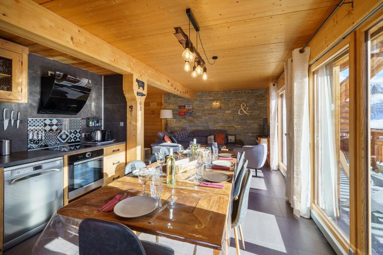 Вілла Les Balcons Du Golf Alpe d'Huez Екстер'єр фото
